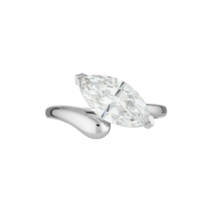 ARYA RING - White Gold — White Gold / Yellow Gold, Diamond