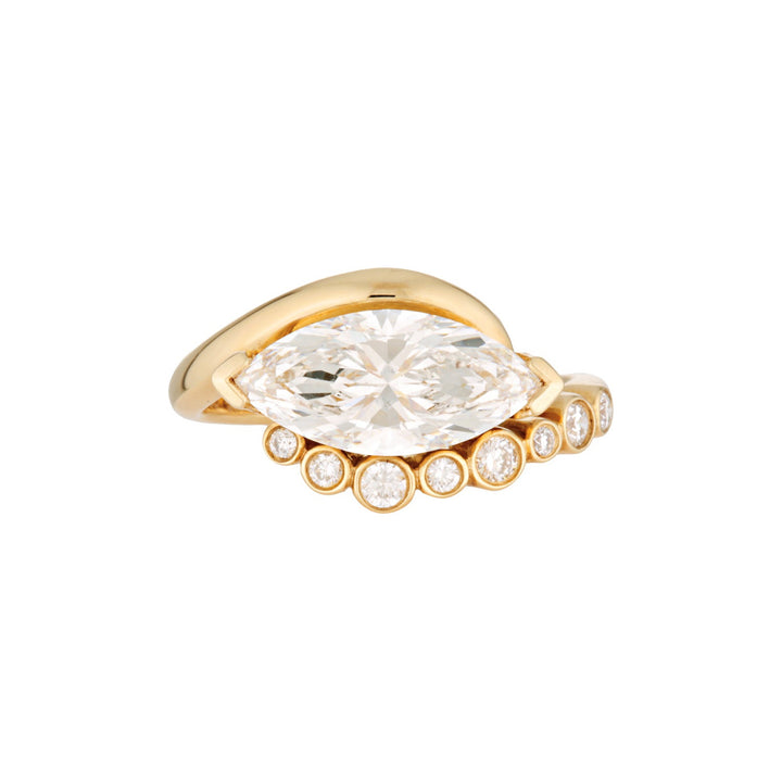 IVY RING — White Gold / Yellow Gold, Diamond