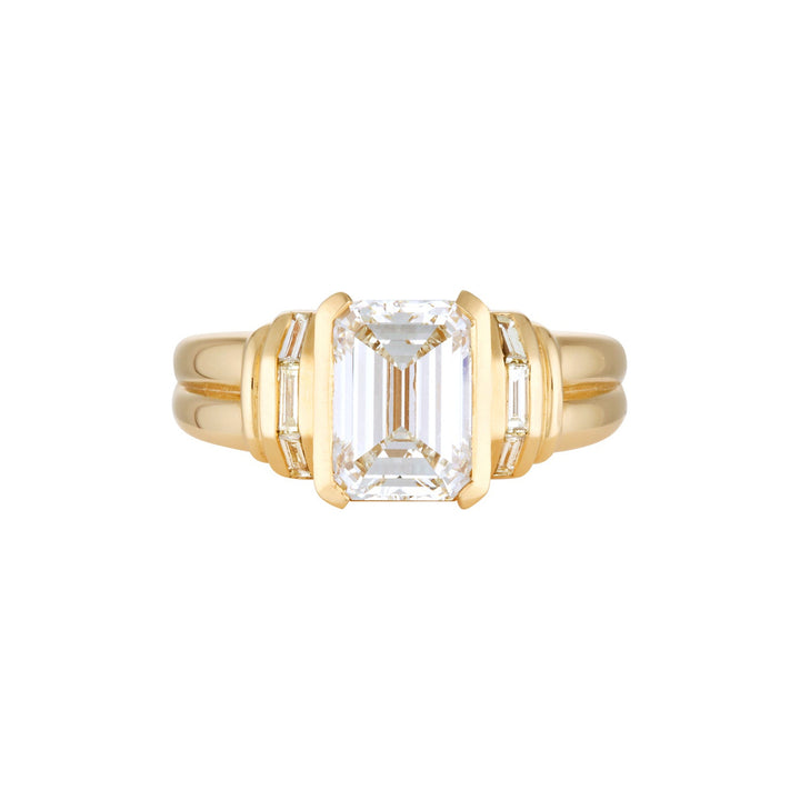 PRISM RING — White Gold / Yellow Gold, Diamond