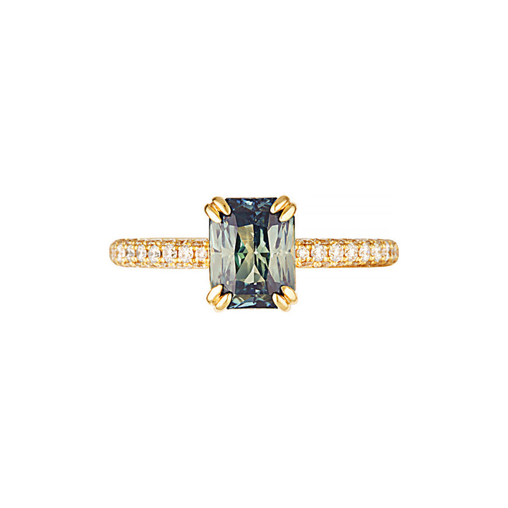 STELLA RING- 2.38ct — White Gold / Yellow Gold, Diamond / Sapphire
