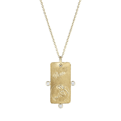 PRESLEY PENDANT NECKLACE -  Yellow & White Gold