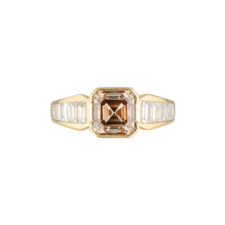 EDIE ENGAGEMENT RING — Yellow Gold, Diamond