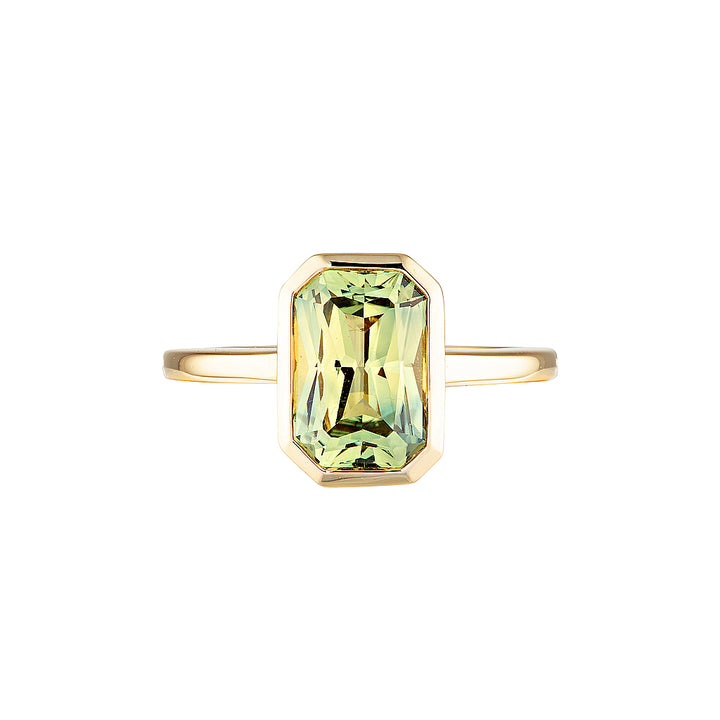 SAPPHIRE KATE RING — Rose Gold / Yellow Gold, Diamond / Sapphire