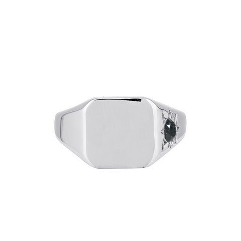 GALLAGHER SIGNET RING - Silver