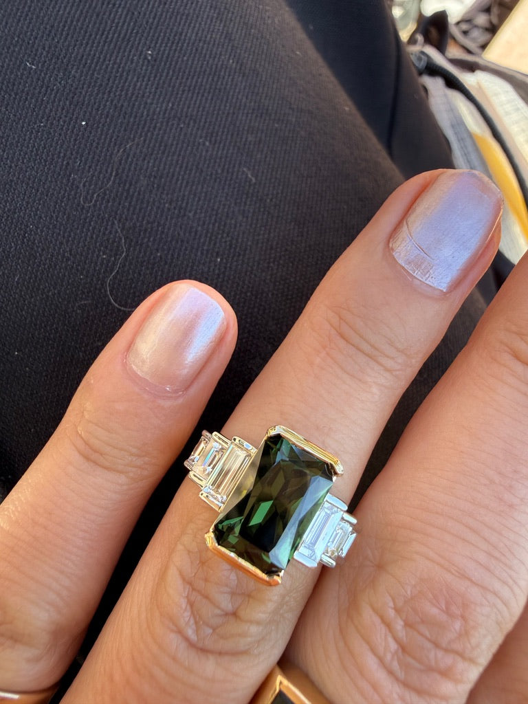 MARLOW RING — White Gold / Yellow Gold / Platinum, Sapphire
