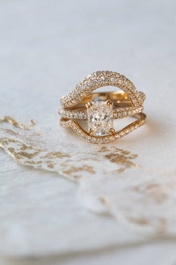 LILT BAND — White Gold / Yellow Gold, Diamond