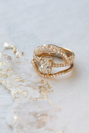 LILT BAND — White Gold / Yellow Gold, Diamond