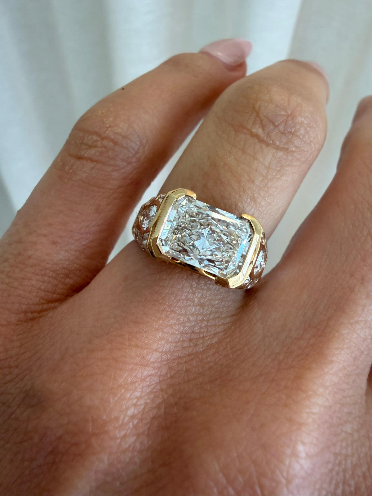 KAIA RING — White Gold / Yellow Gold, Diamond