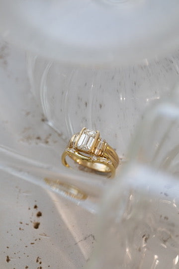 PRISM RING — White Gold / Yellow Gold, Diamond