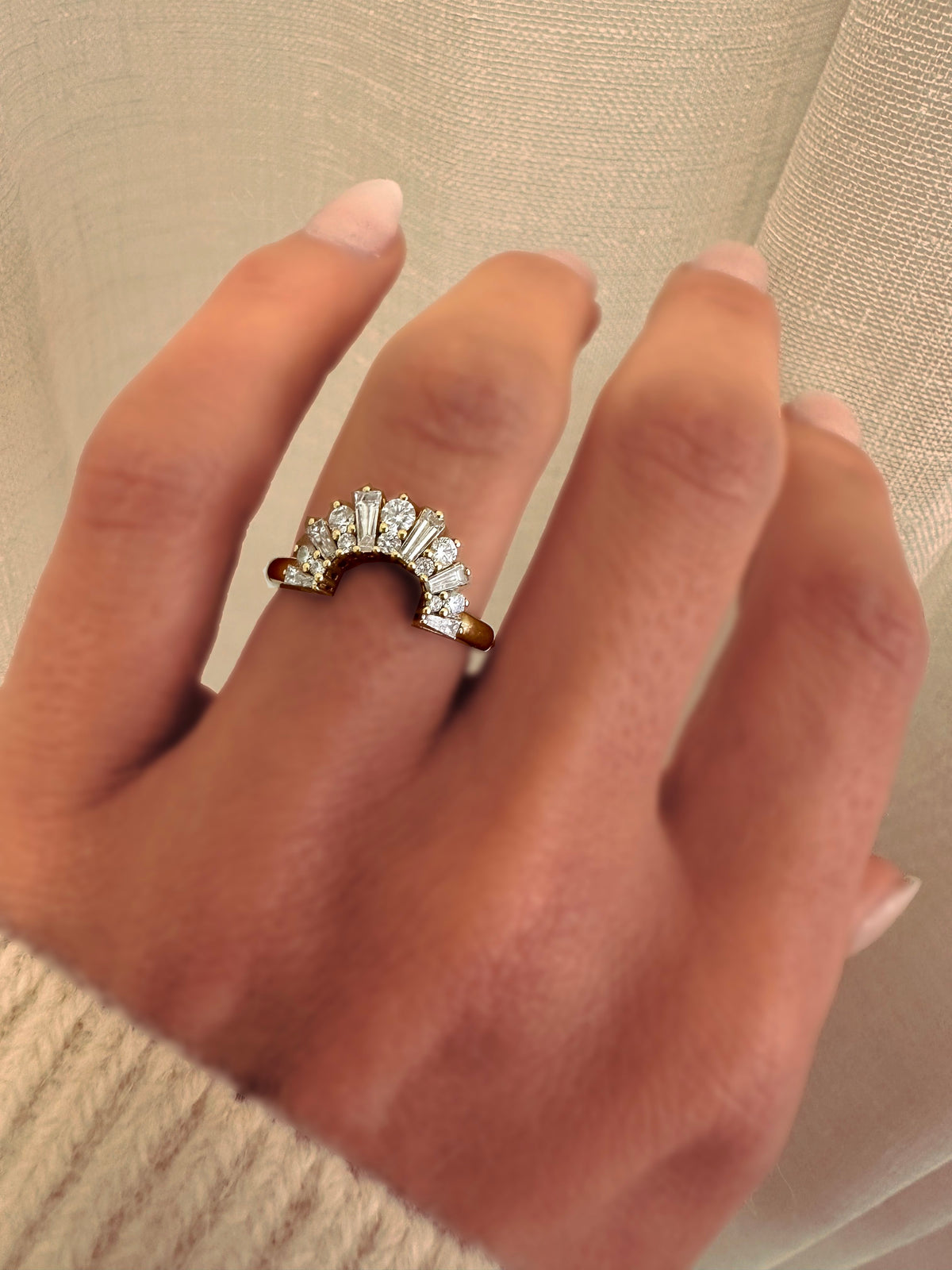ETOILE BAND — White Gold / Yellow Gold, Diamond