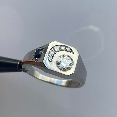 Selene Signet Ring