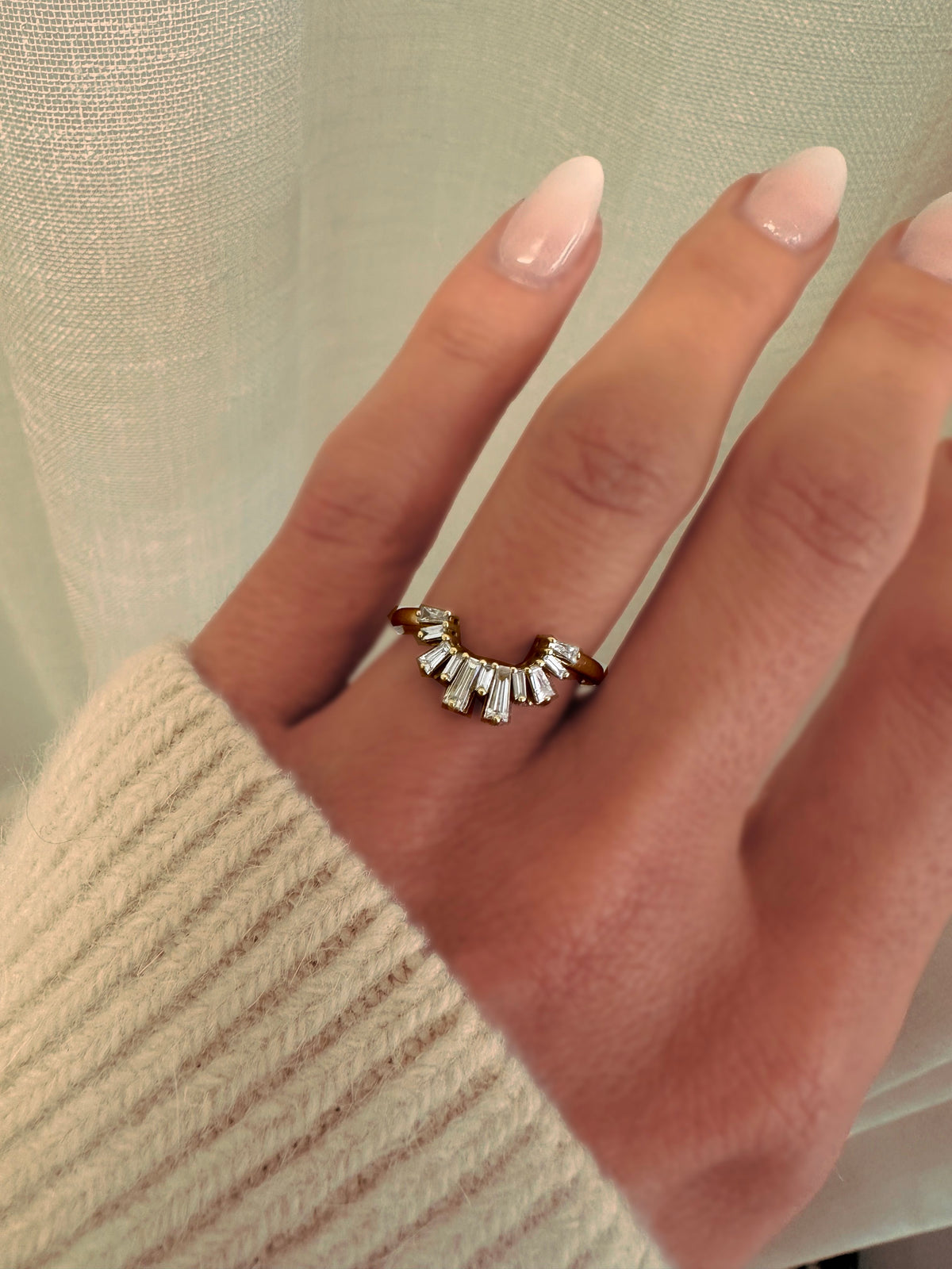 STELLA BAND — White Gold / Yellow Gold, Diamond