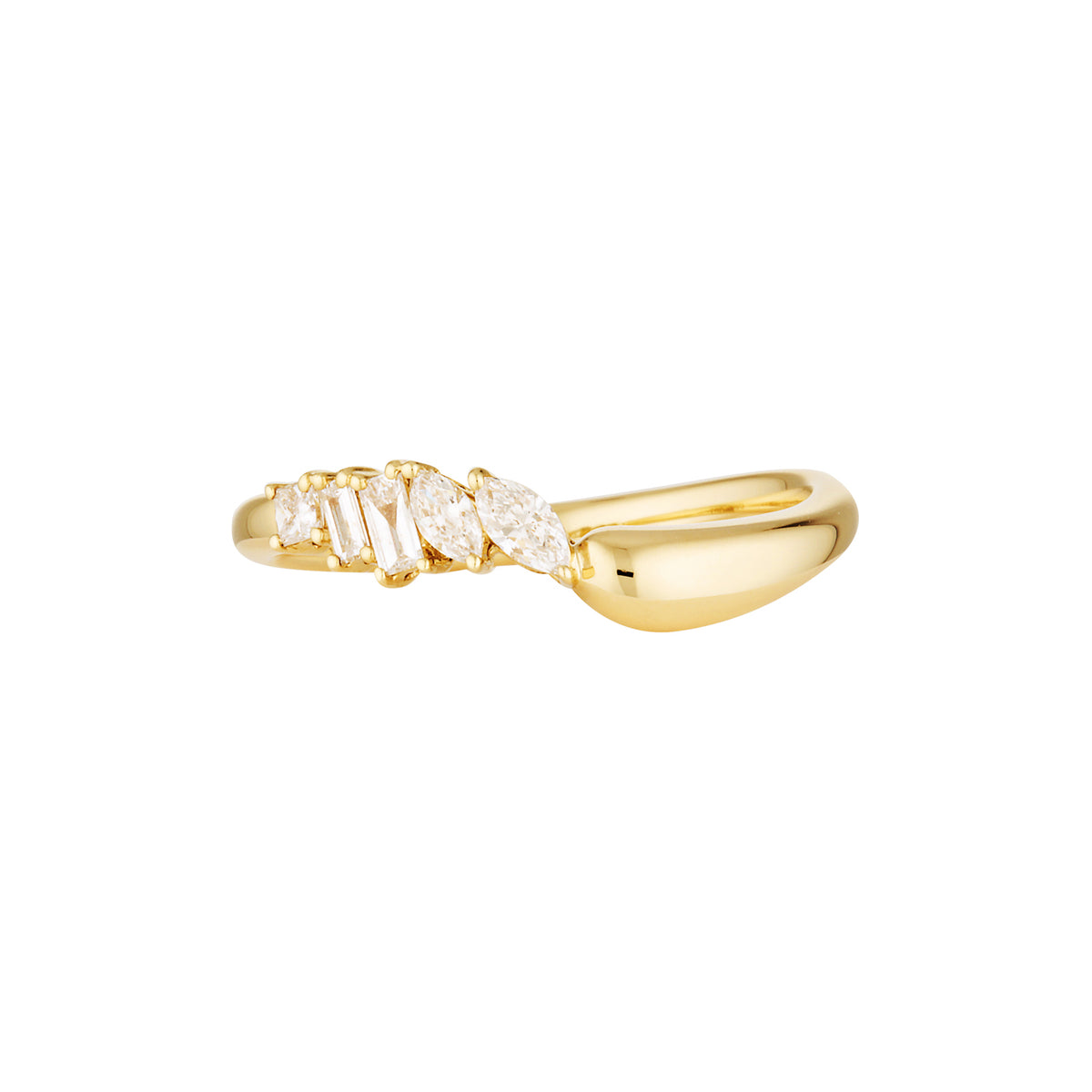 SORA RING — White Gold / Yellow Gold / Platinum, Diamond