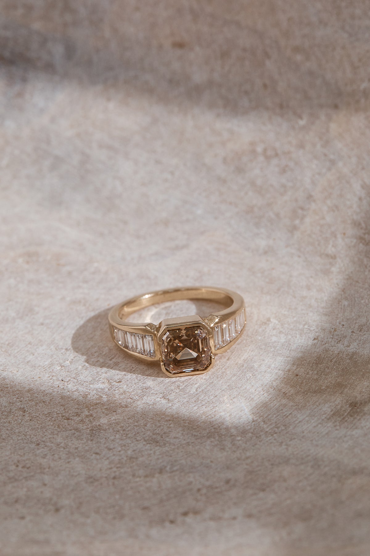 EDIE ENGAGEMENT RING — Yellow Gold, Diamond