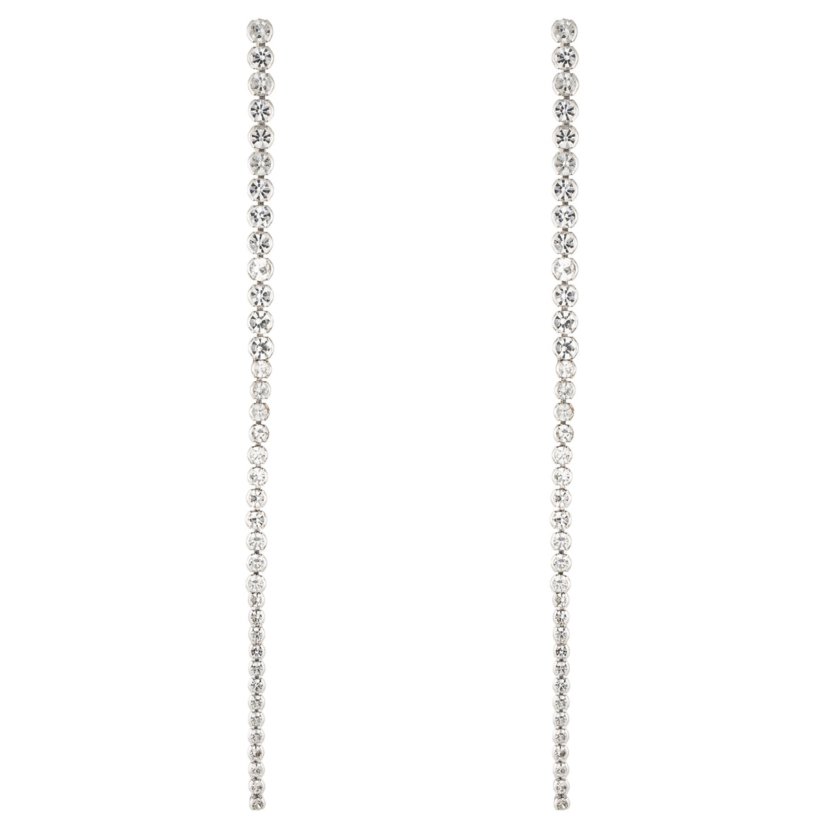VIPER DROP EARRINGS-Yellow and White Gold — White Gold / Yellow Gold, Diamond