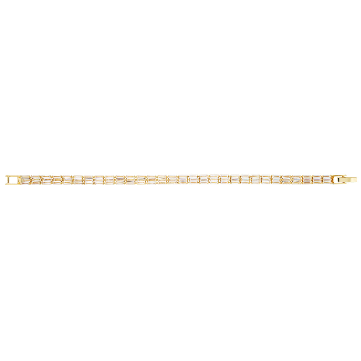 HORIZON TENNIS BRACELET — Yellow Gold, Diamond