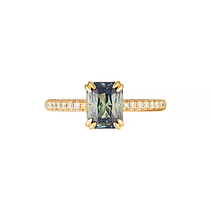 STELLA RING- 2.38ct — White Gold / Yellow Gold, Diamond / Sapphire