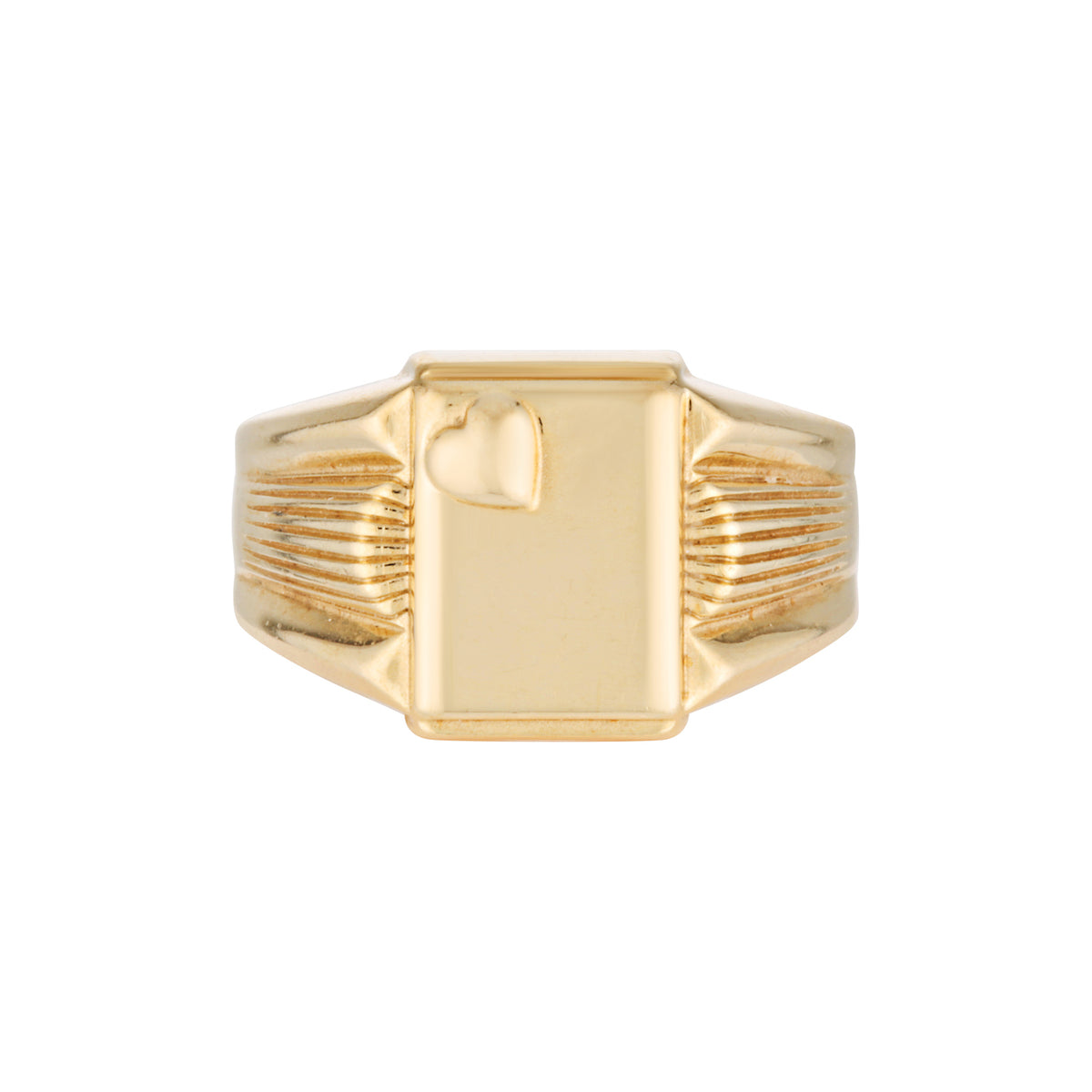 AMORE SIGNET RING — Rose Gold / White Gold / Yellow Gold, Sapphire / Opal