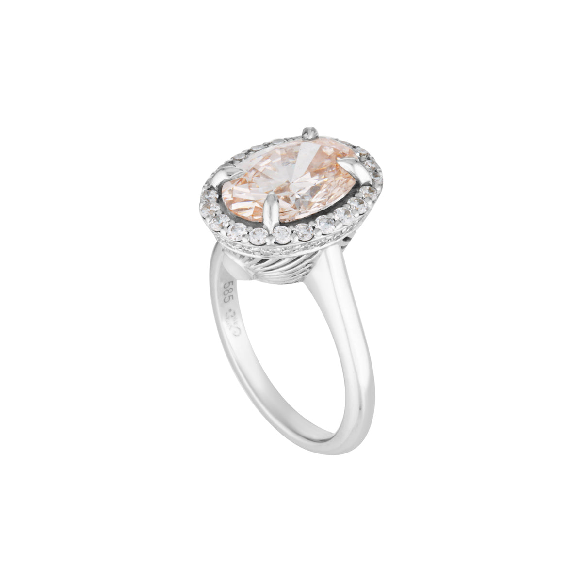 IRIS RING — Rose Gold / White Gold / Yellow Gold, Diamond / Sapphire