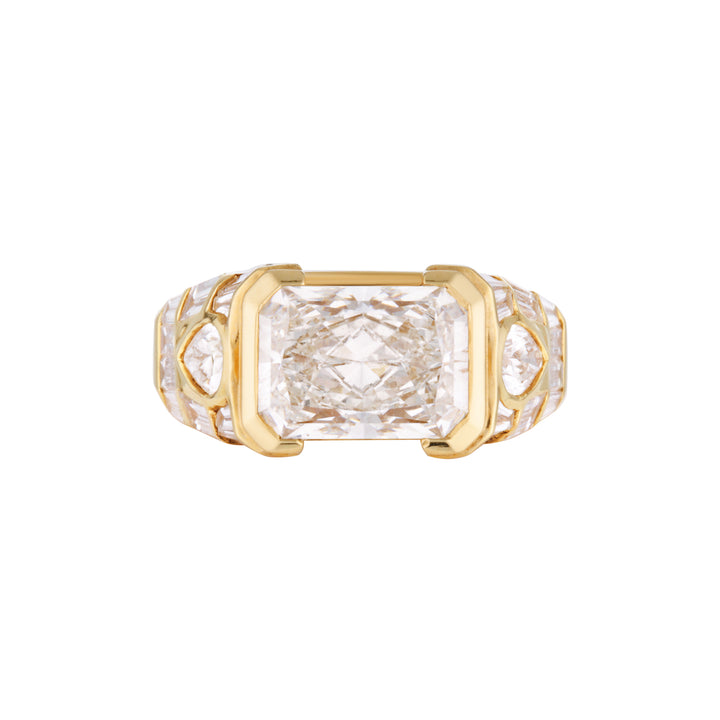 KAIA RING — White Gold / Yellow Gold, Diamond