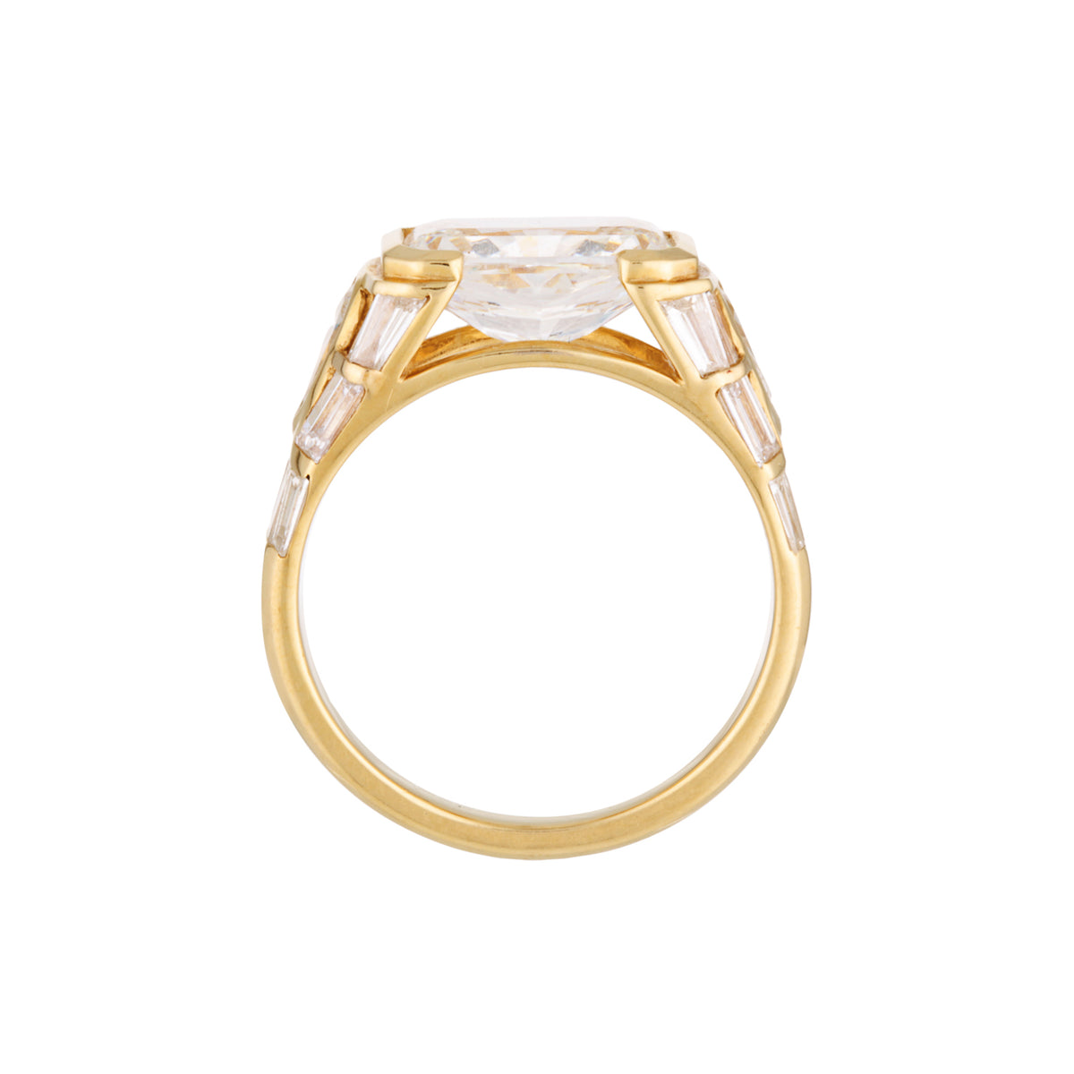 KAIA RING — White Gold / Yellow Gold, Diamond