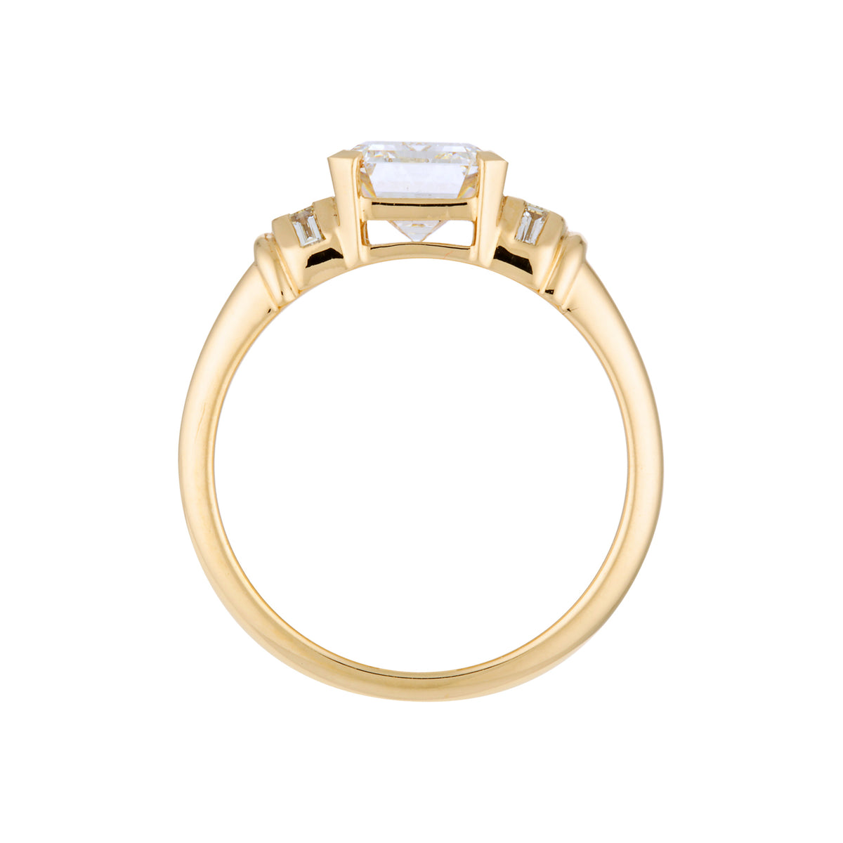 PRISM RING — White Gold / Yellow Gold, Diamond