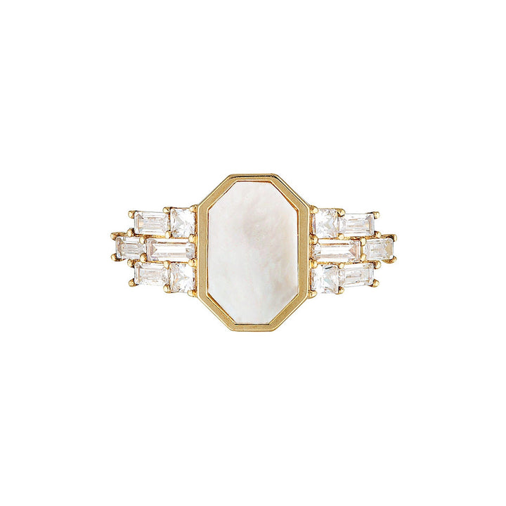 COTE CALLIOUX RING — White Gold / Yellow Gold, Diamond