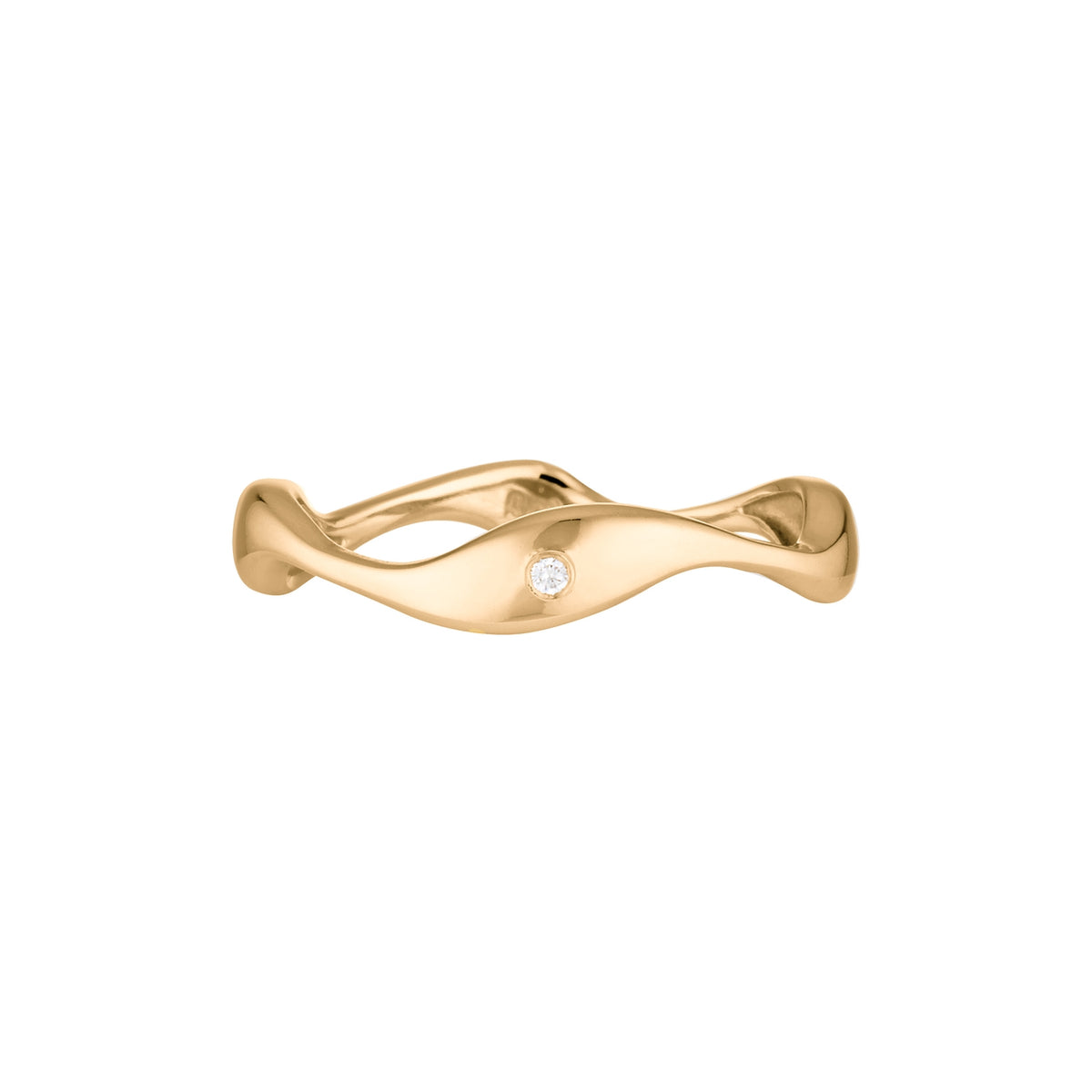DIAMOND BESTIE RING — White Gold / Yellow Gold / Sterling Silver, Diamond