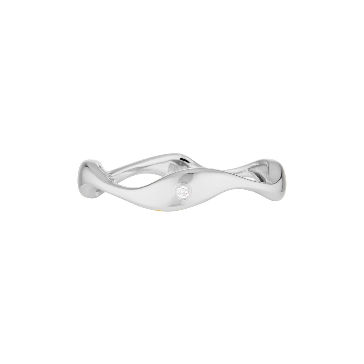 DIAMOND BESTIE RING — White Gold / Yellow Gold / Sterling Silver, Diamond