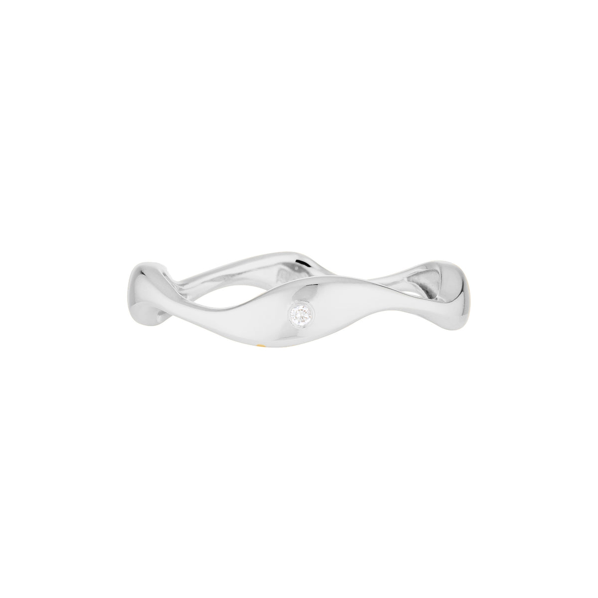 DIAMOND BESTIE RING — White Gold / Yellow Gold / Sterling Silver, Diamond