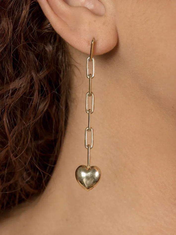 JAGGER DROP EARRINGS — White Gold / Yellow Gold / Gold Plated / Sterling Silver
