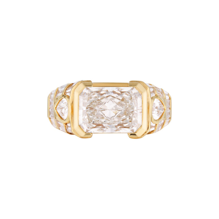 KAIA RING — White Gold / Yellow Gold, Diamond