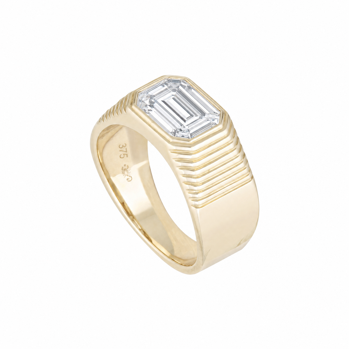 HALO RING x Amanda Shadforth — White Gold / Yellow Gold, Diamond / Emerald