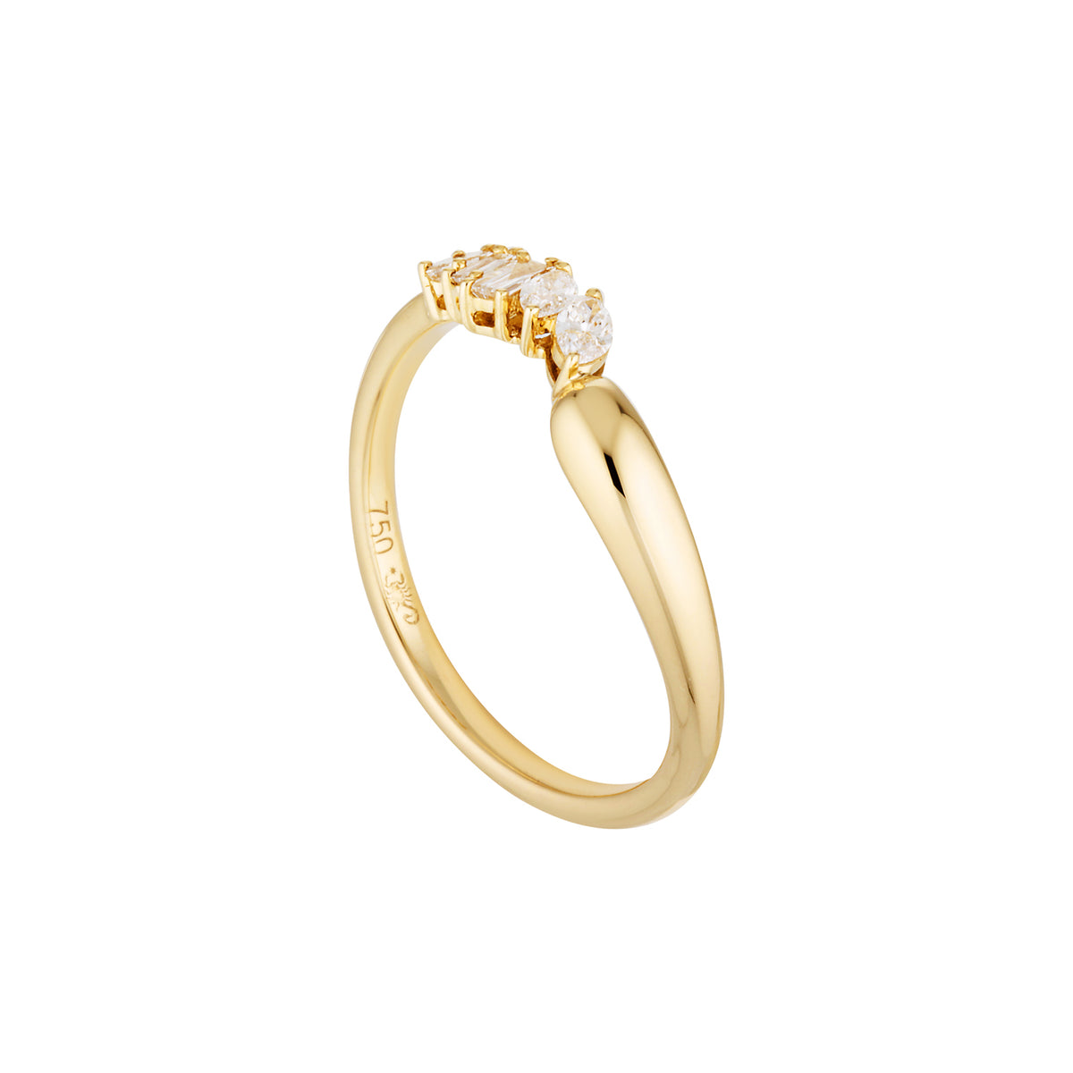 SORA RING — White Gold / Yellow Gold / Platinum, Diamond