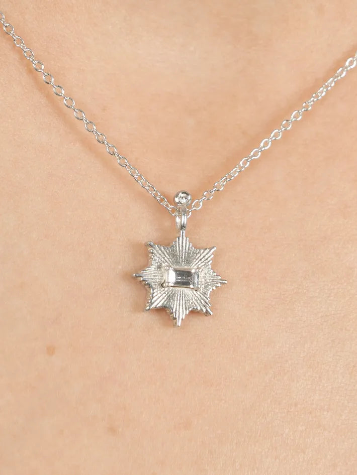 STARDUST PENDANT - Silver — Sterling Silver, Diamond / Sapphire