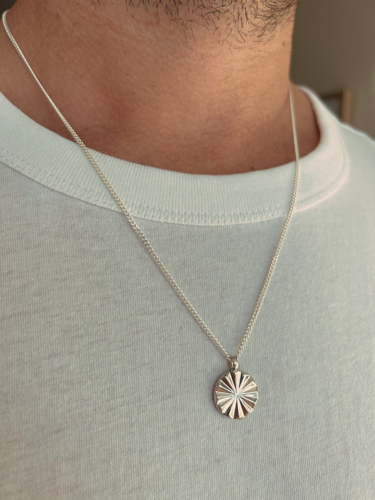 MERCURY PENDANT -  Yellow & White Gold — White Gold / Yellow Gold