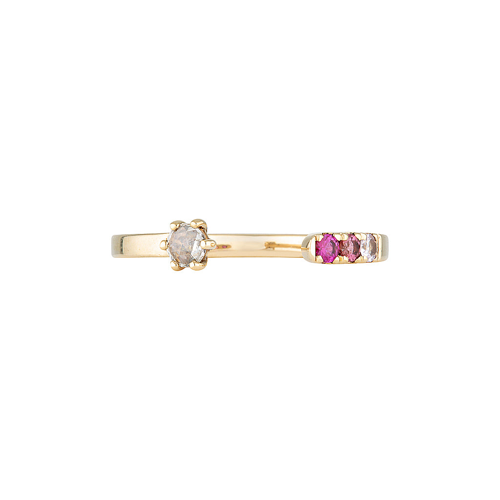 ERIDANI BAND — Yellow Gold, Diamond / Sapphire / Ruby / Tourmaline