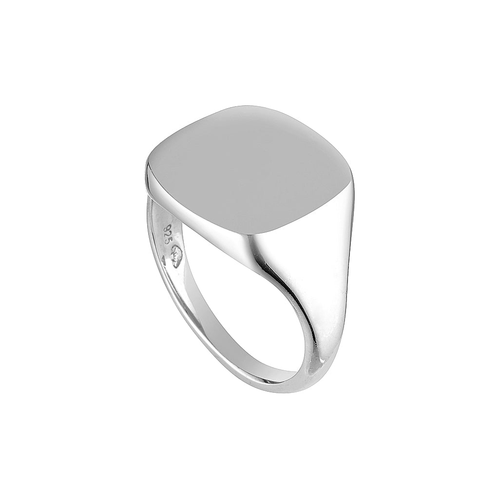 GALLAGHER SIGNET RING - Silver — Sterling Silver