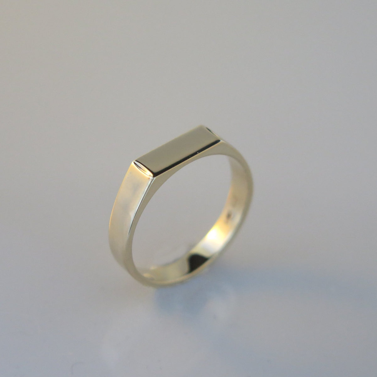 HEMINGWAY SIGNET RING -GOLD — Yellow Gold