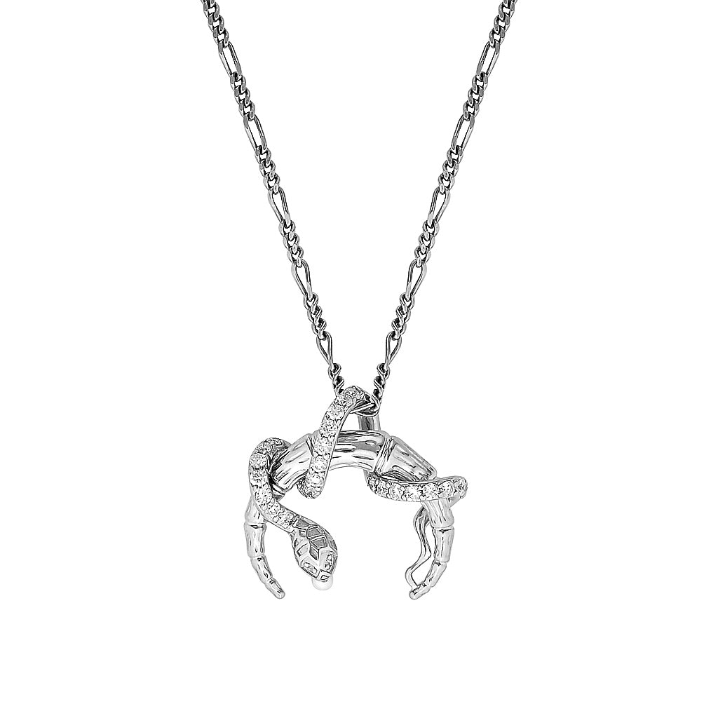 HYDRA PENDANT - Silver — Sterling Silver, Sapphire / Pearl