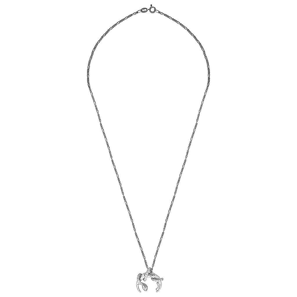 HYDRA PENDANT - Silver — Sterling Silver, Sapphire / Pearl
