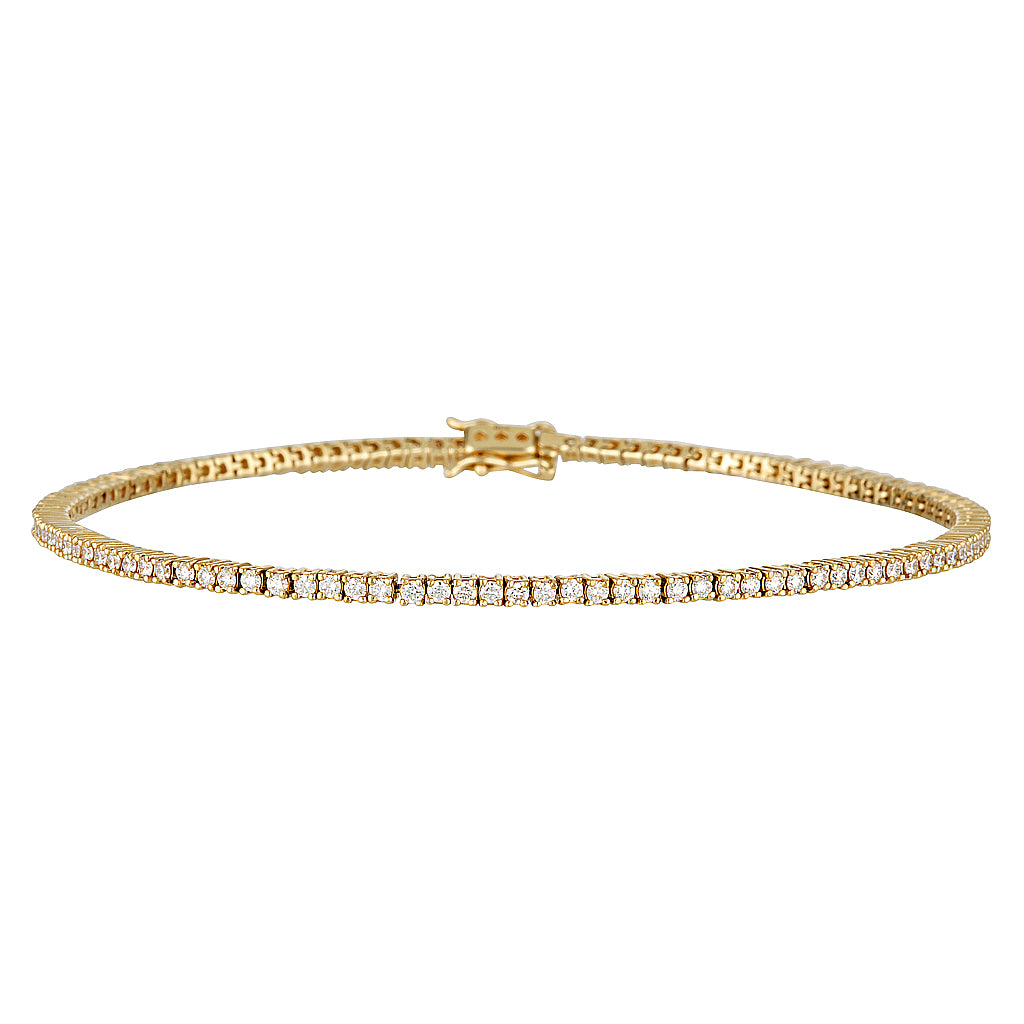 NALA BRACELET - Yellow & White Gold — White Gold / Yellow Gold, Diamond