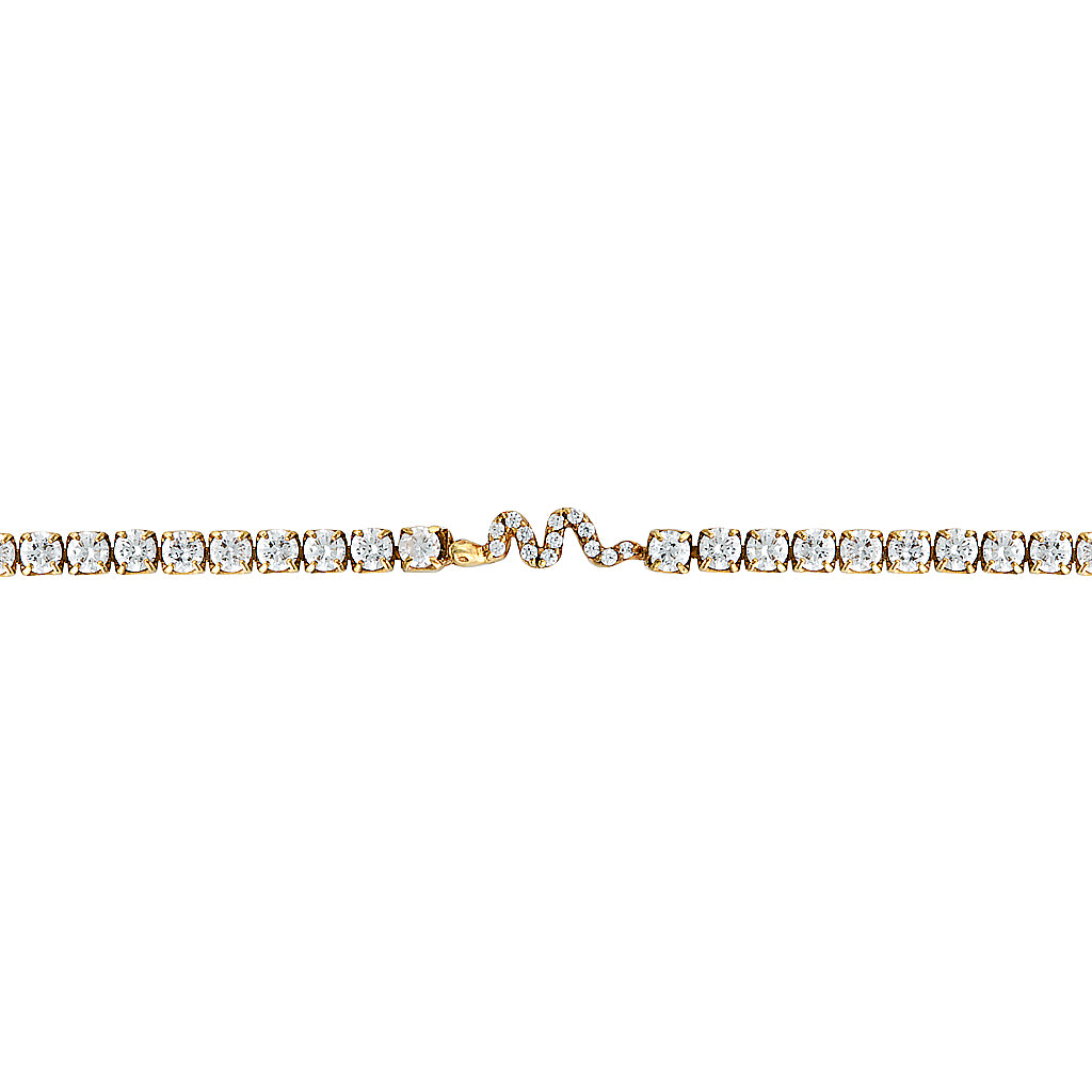NALA BRACELET - Yellow & White Gold — White Gold / Yellow Gold, Diamond