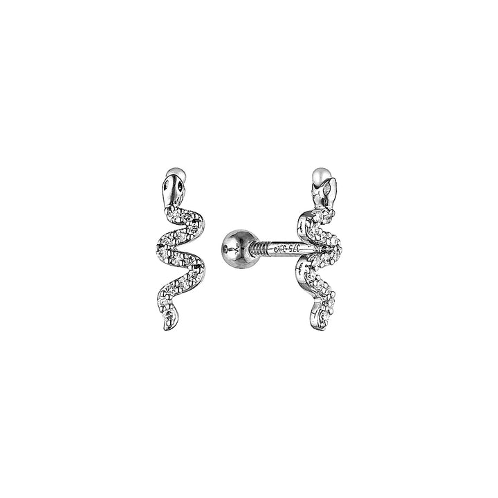 NALA STUDS - Silver — Sterling Silver, Sapphire / Pearl