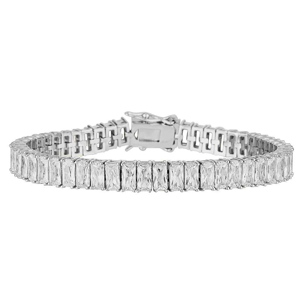 NANDINA BRACELET - Yellow & White Gold — White Gold / Yellow Gold, Diamond / Sapphire