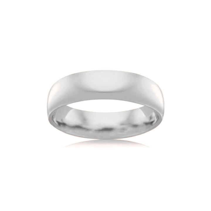CELESTINE 6MM WEDDER - WHITE GOLD — White Gold