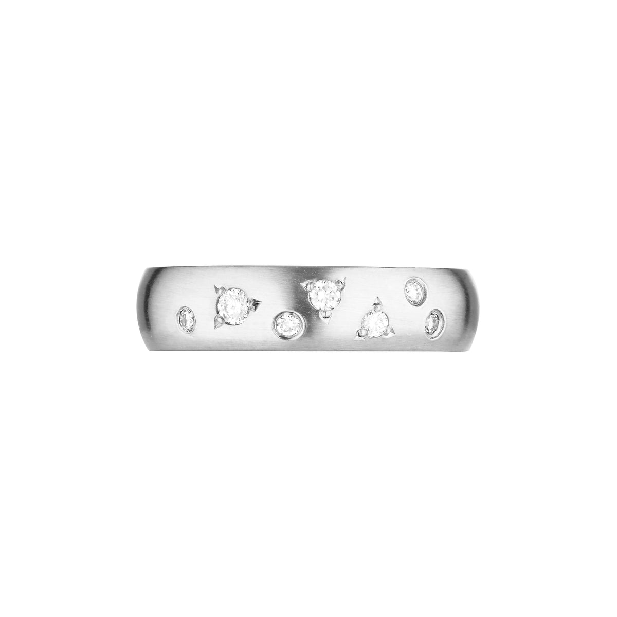 PLEIADES RING — White Gold / Yellow Gold / Sterling Silver, Diamond / Sapphire