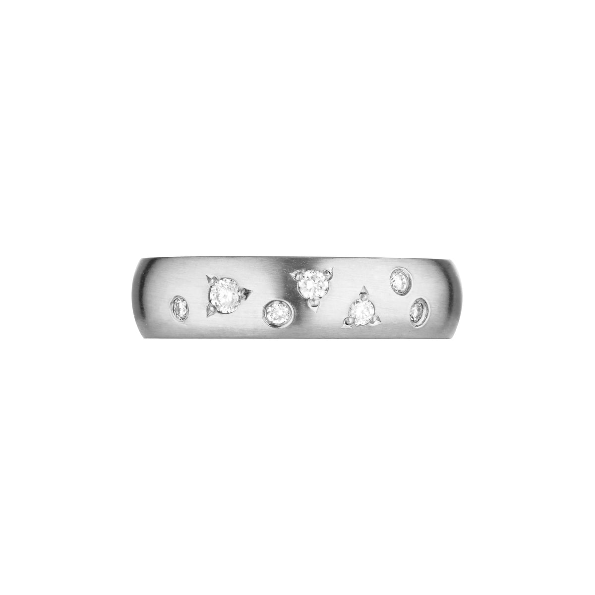 PLEIADES RING — White Gold / Yellow Gold / Sterling Silver, Diamond / Sapphire