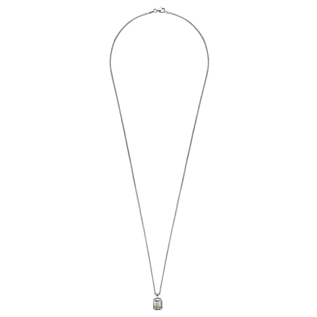 PRESLEY PENDANT NECKLACE -  Yellow & White Gold