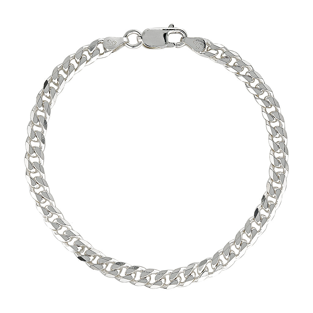ROCKY CHAIN BRACELET-  Silver — Sterling Silver, Diamond